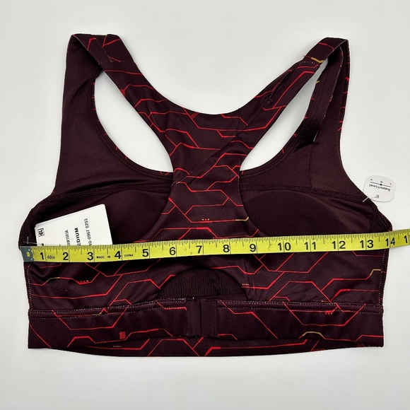 Xersion Women's Burgundy Hi Tech Medium Support Sports Bra Size M L XXL - Picture 9 of 13